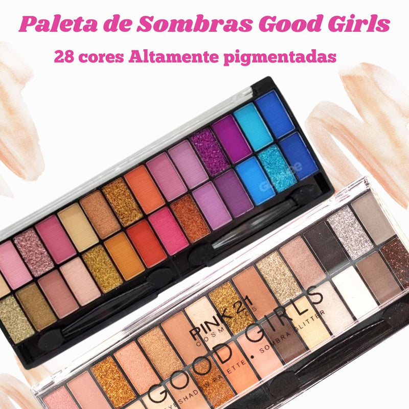 Paleta de Sombras28 cores - Good Grils