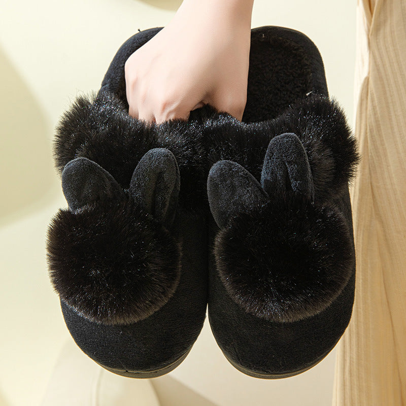 Pantufa Pompom  - Coelho de inverno