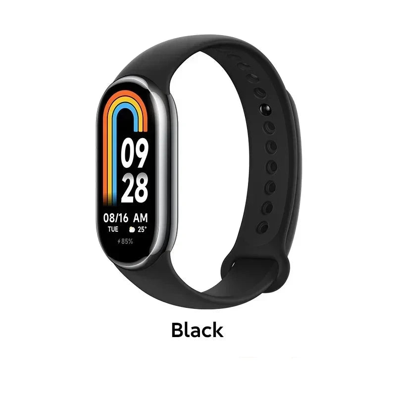 Xiaomi Relógio Mi Band 8 Global C/3 Pulseira + 1 Película - ESTREIA MUNDIAL