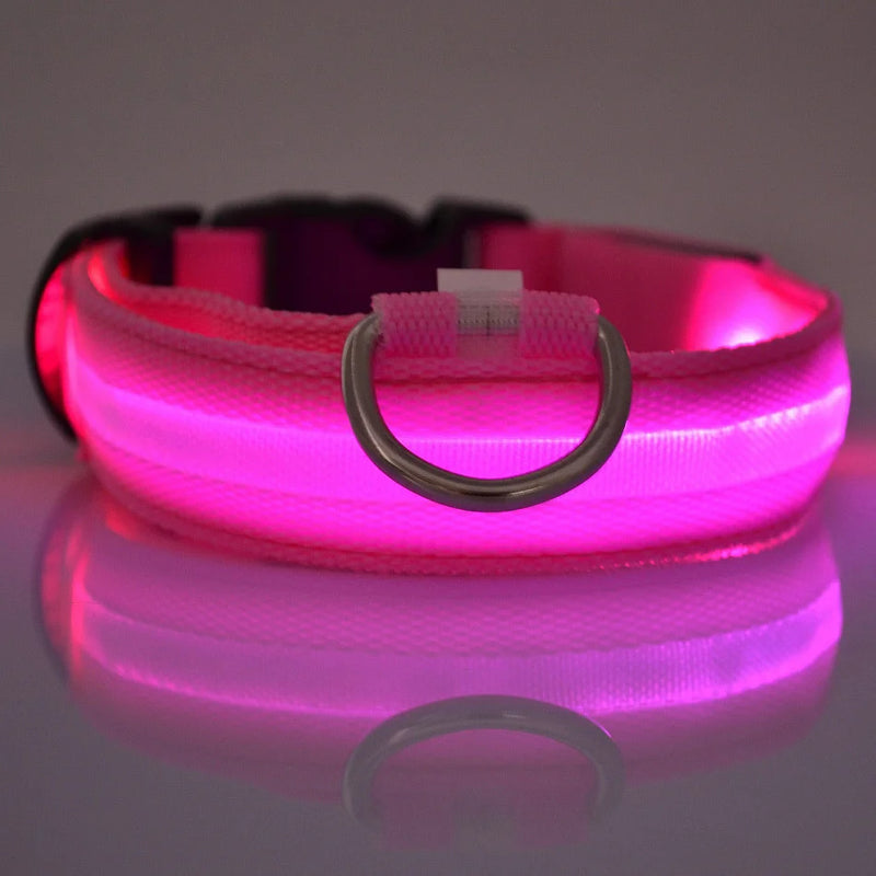 Colar de LED que brilha no escuro, recarregável - SuperLight